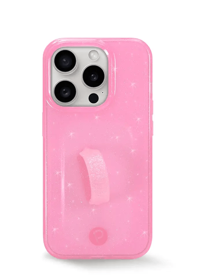 Clear Sparkle Pink