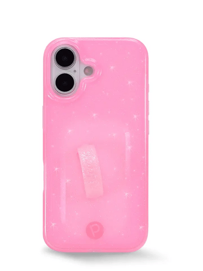 Clear Sparkle Pink