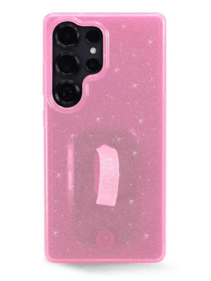 Clear Sparkle Pink